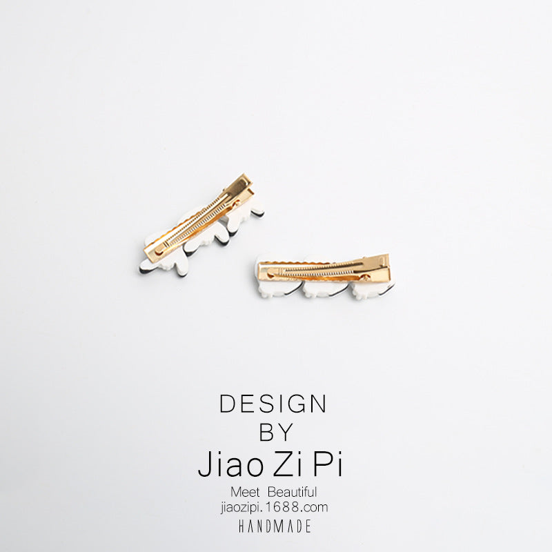 Resin cute and minimalist hair clip (Minimo de Compra 2) MIC-JZP024