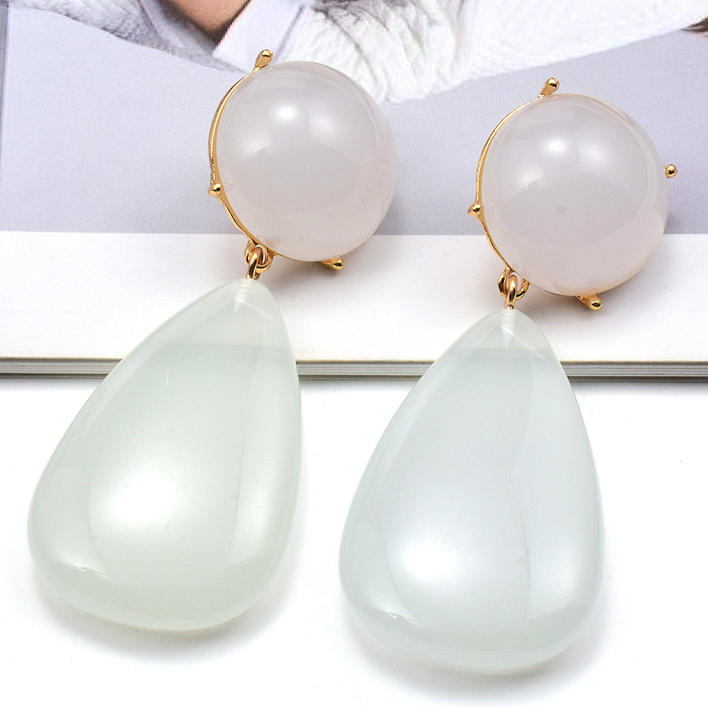 Alloy simple and cute temperament earrings (Minimo de Compra 2) MIC-ShenK002