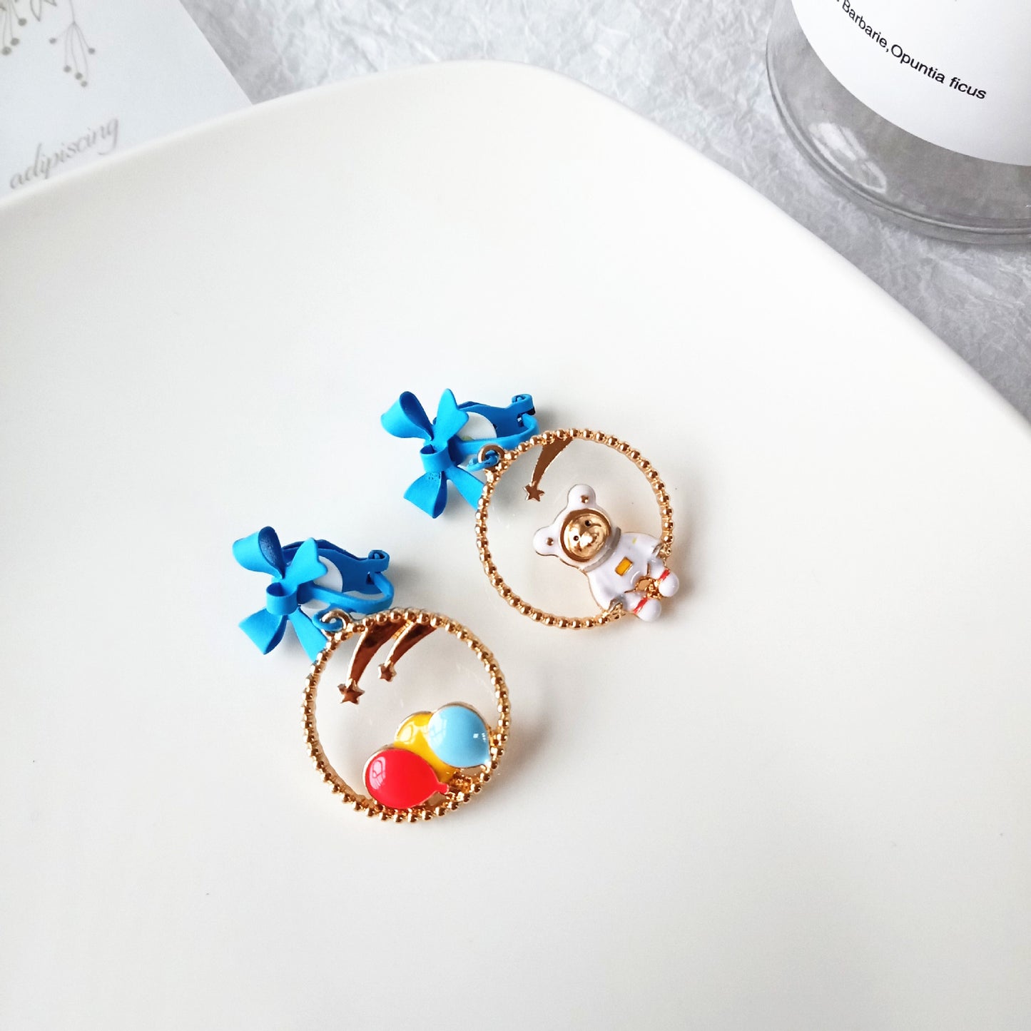 Alloy cartoon cute earrings MIC-ASY001