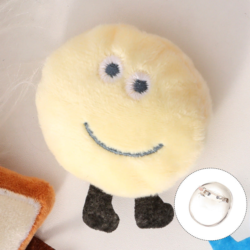 Plush cartoon cute brooch MIC-ZhanY009