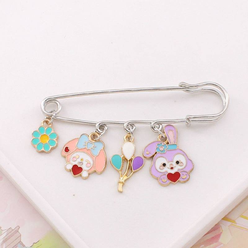 Alloy cartoon animal brooch (Minimo de compra 2) MIC-LiY018