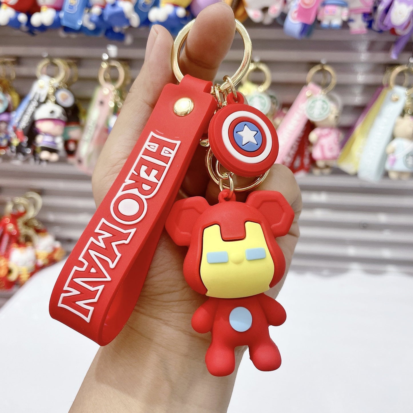 PVC new violence bear cartoon keychain (Minimo de compra 2）MIC-JuS011