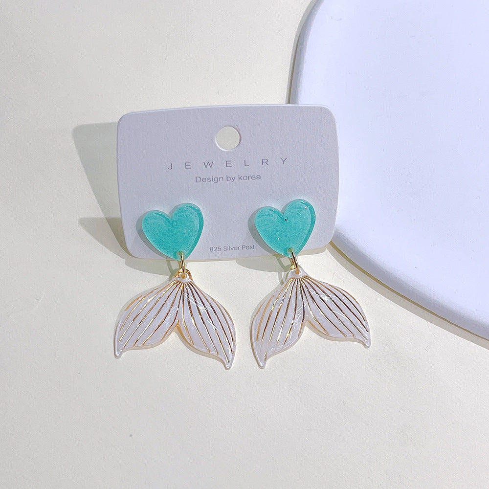 Acrylic Fresh Color Earrings  (Minimo de Compra 2) MYA-PingH024