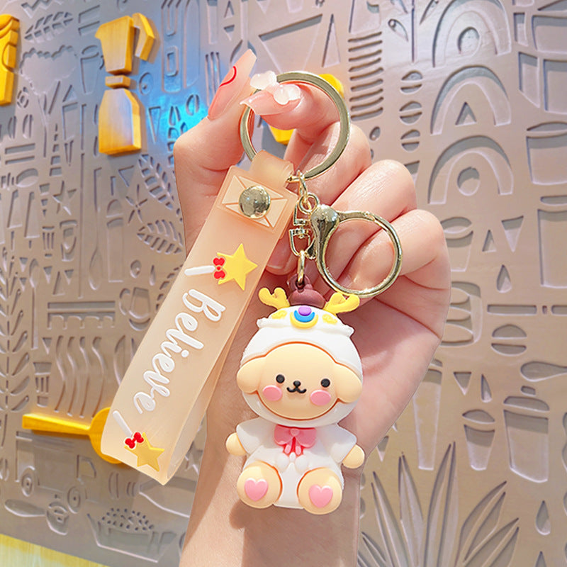 PVC cartoon cute pet cute keychain MIC-YiD040