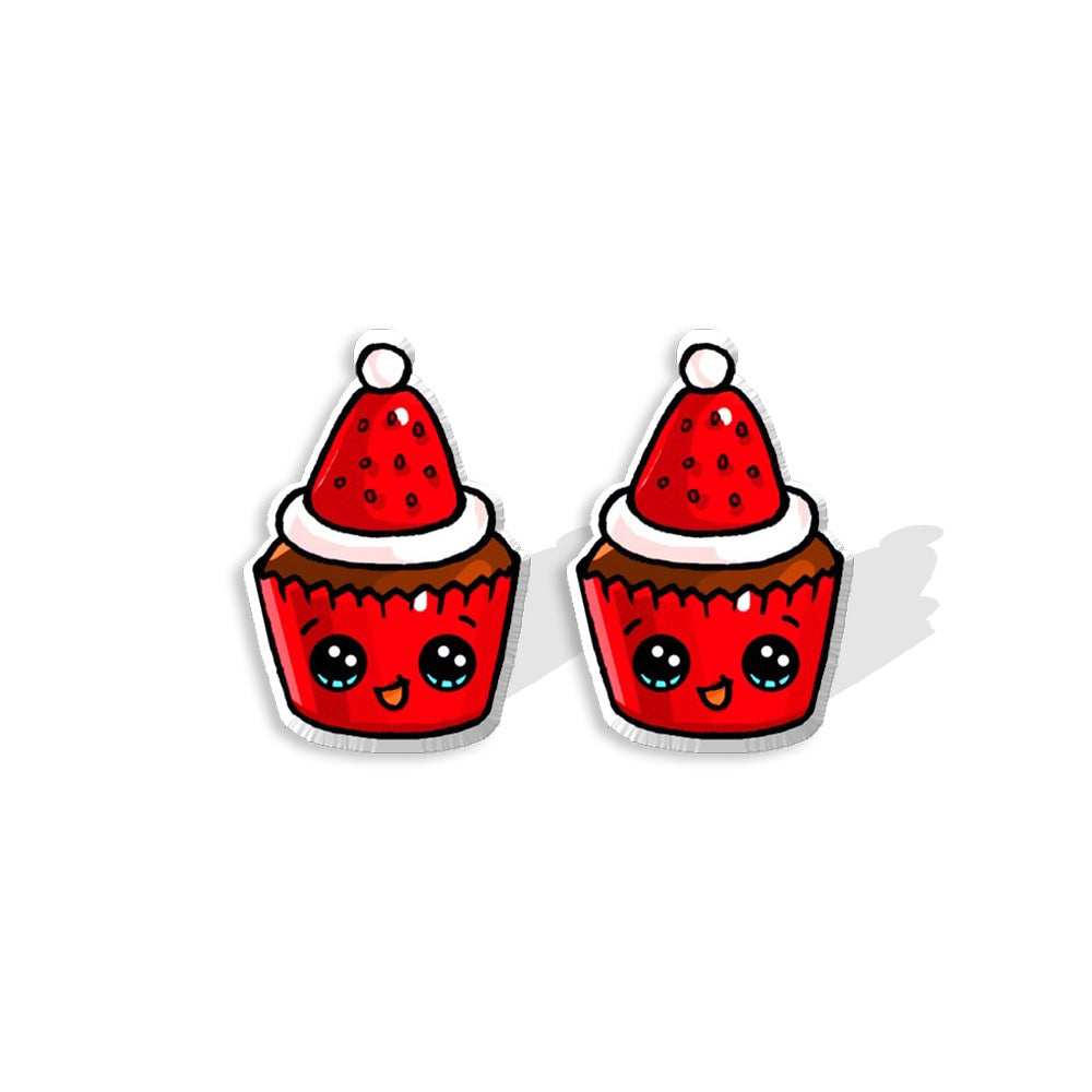 Earrings Resin Christmas Stainless Steel Cute Earrings Minimo de compra 2 XiangL025