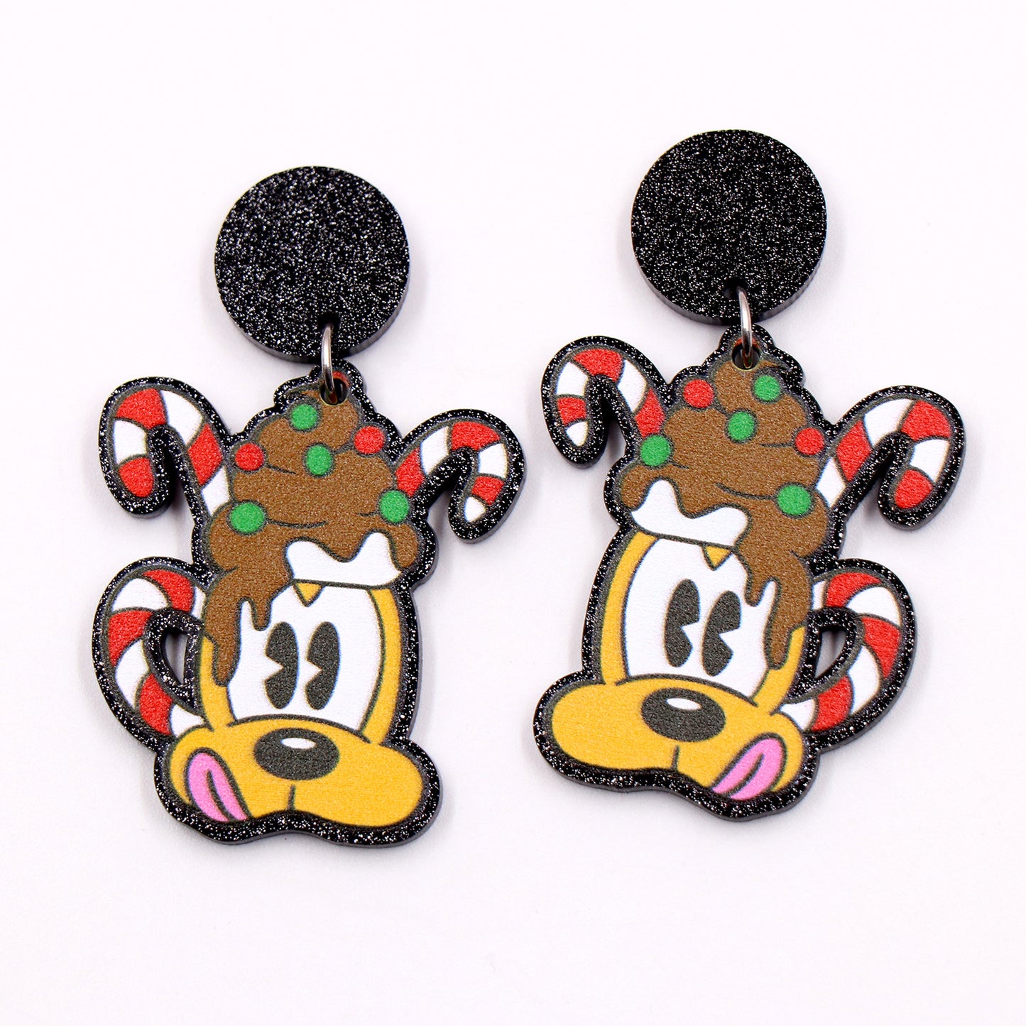 Acrylic Christmas Candy Lantern Earrings (Minimo de compra 5) MIC-XiaoY034