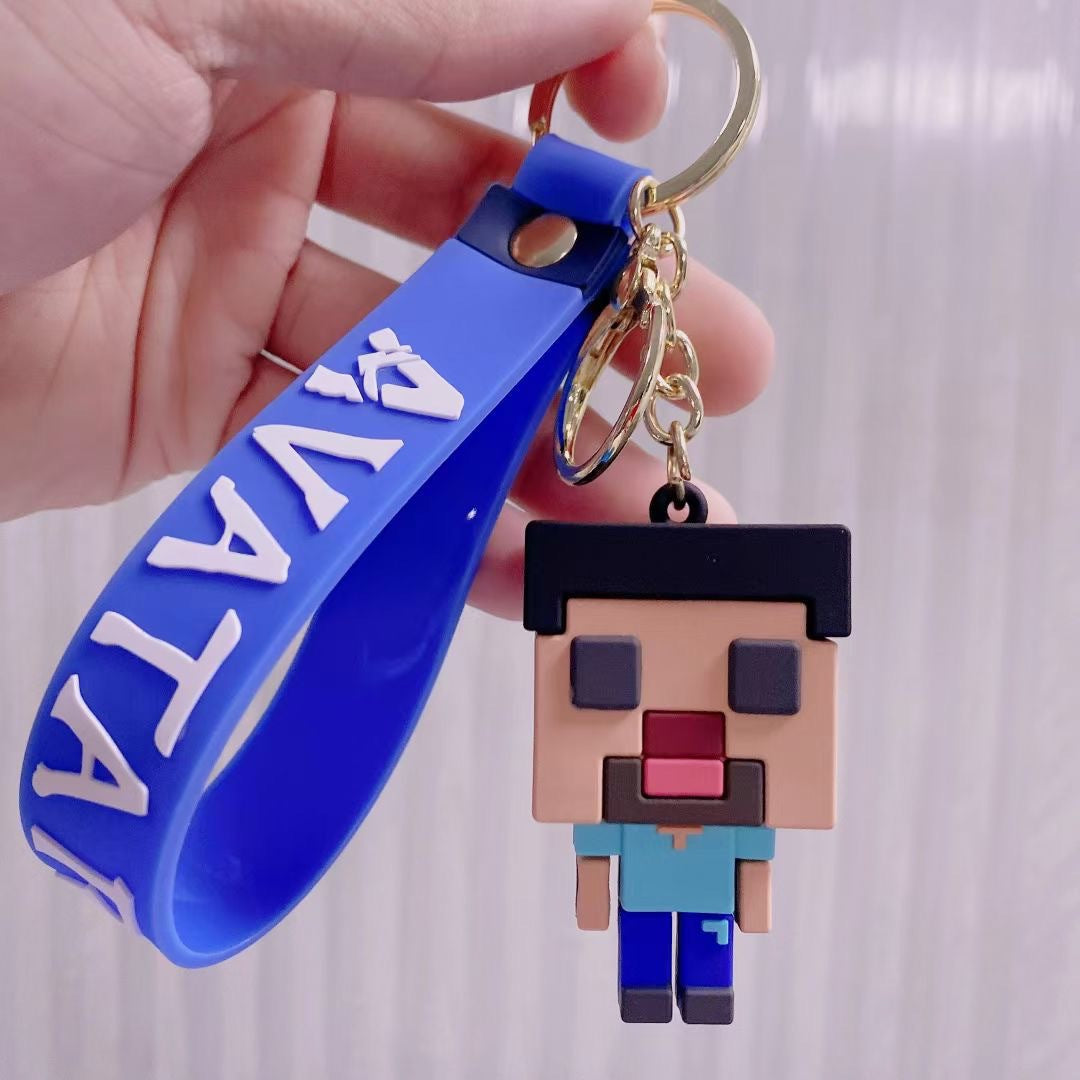 Keychains PVC Hardware Cartoon Cute Minecraft (M) Minimo de compra 2 MIC-YWYS004