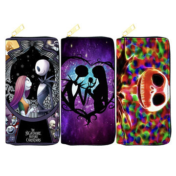 PU Christmas Scary Long Wallet (Minimo de compra 3) MIC-JiR013