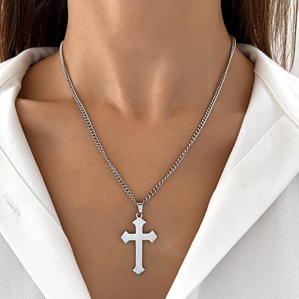 Stainless Steel Dolphin Heart Star Cross Necklace D067