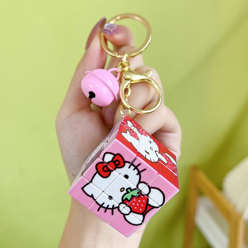 PVC new decompression puzzle cartoon keychain MIC-YanG004