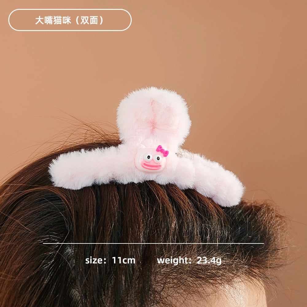 Plush cartoon cute hair clip MYA-WoD006