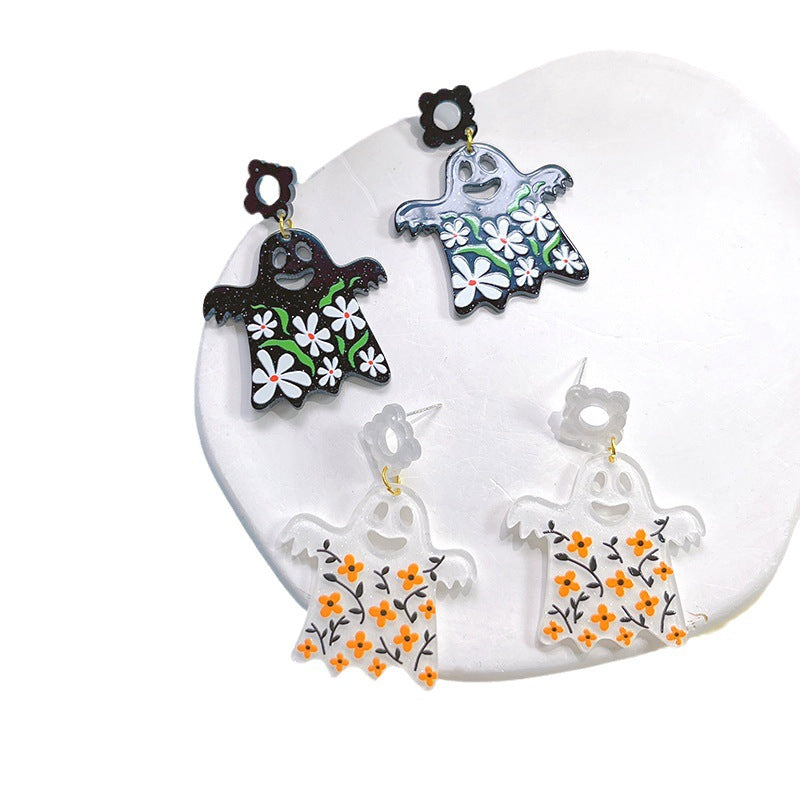 Acrylic New Halloween Collection Earrings PinH011