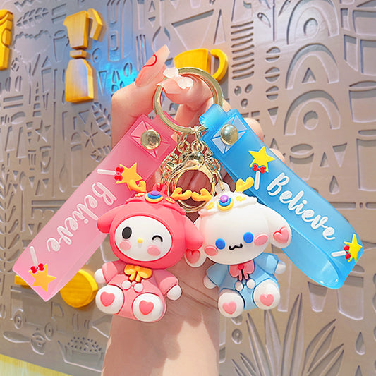 PVC cartoon cute pet cute keychain MIC-YiD040