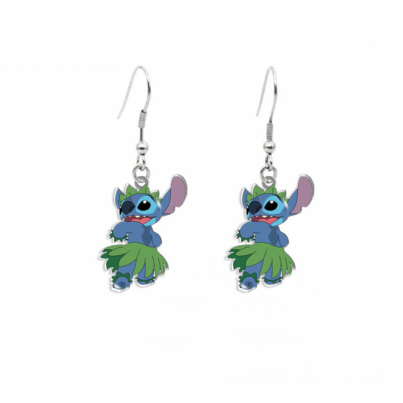 Alloy cartoon cute earrings (Minimo de Compra 2) MIC-ZhaoH002