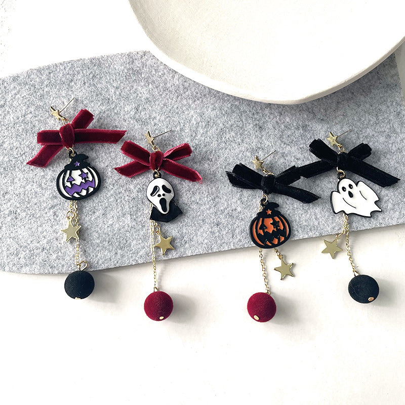 Alloy Halloween Funny Creative Earrings MIC-ABL026