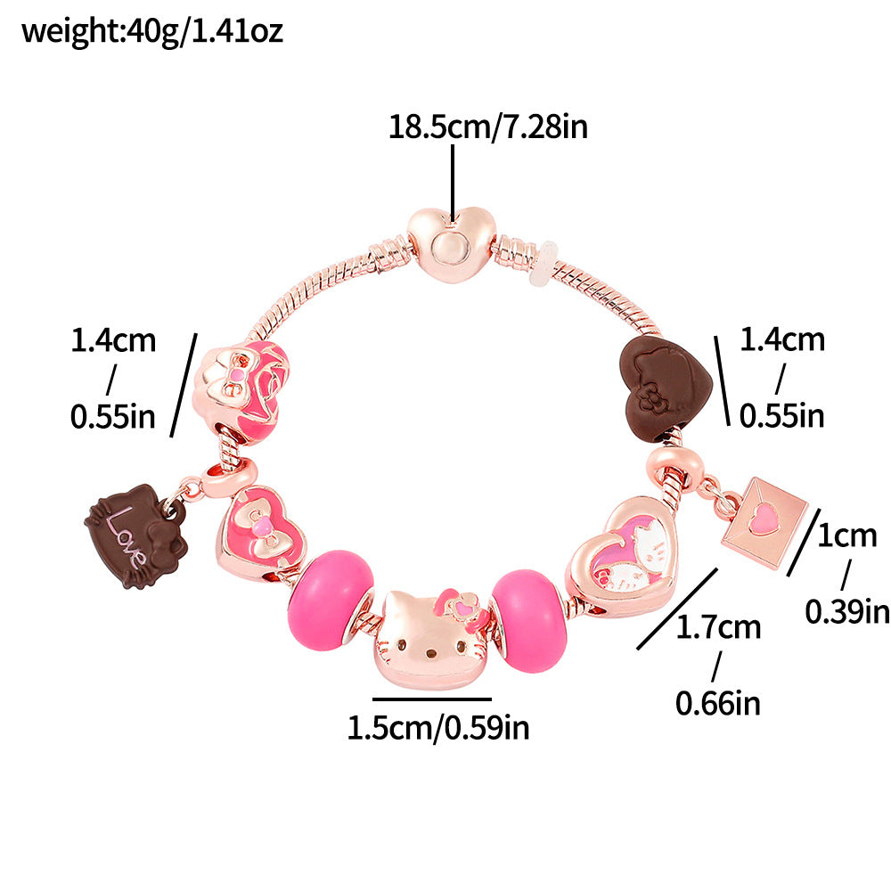 Alloy Panjiadora Cartoon Bracelet (Minimo de Compra 2) MIC-FeiM015