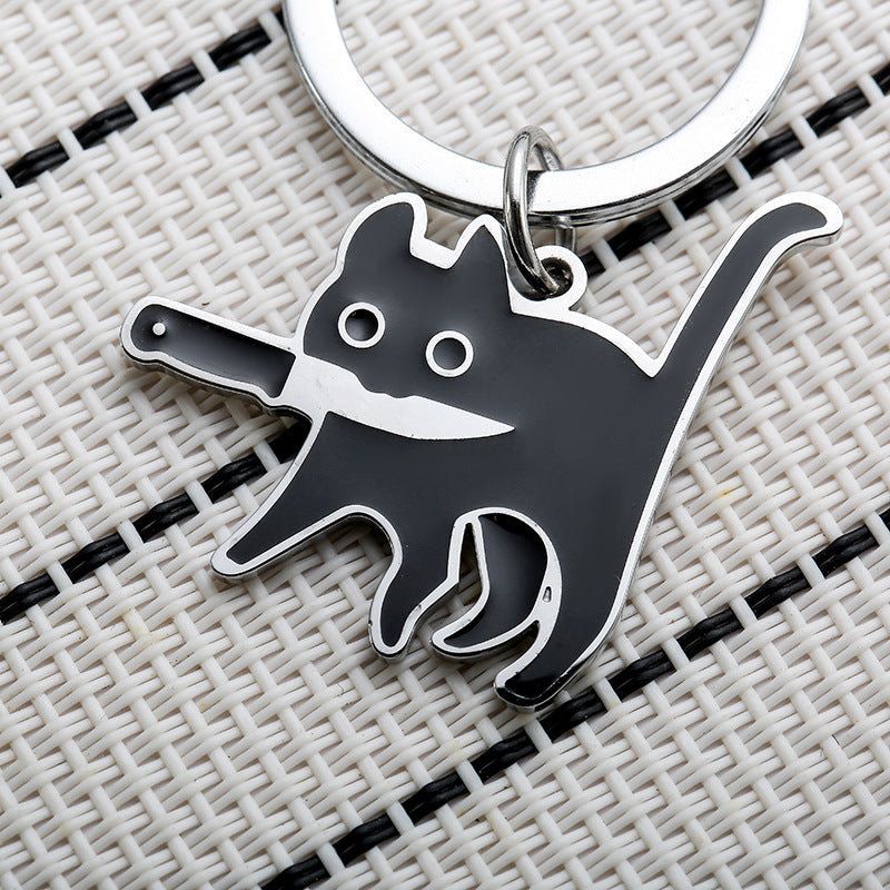 Stainless steel Halloween series keychain MYA-XinJ012