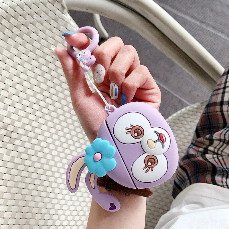 Silicone cartoon rabbit earphone case (Minimo de compra 2) MIC-JLF009