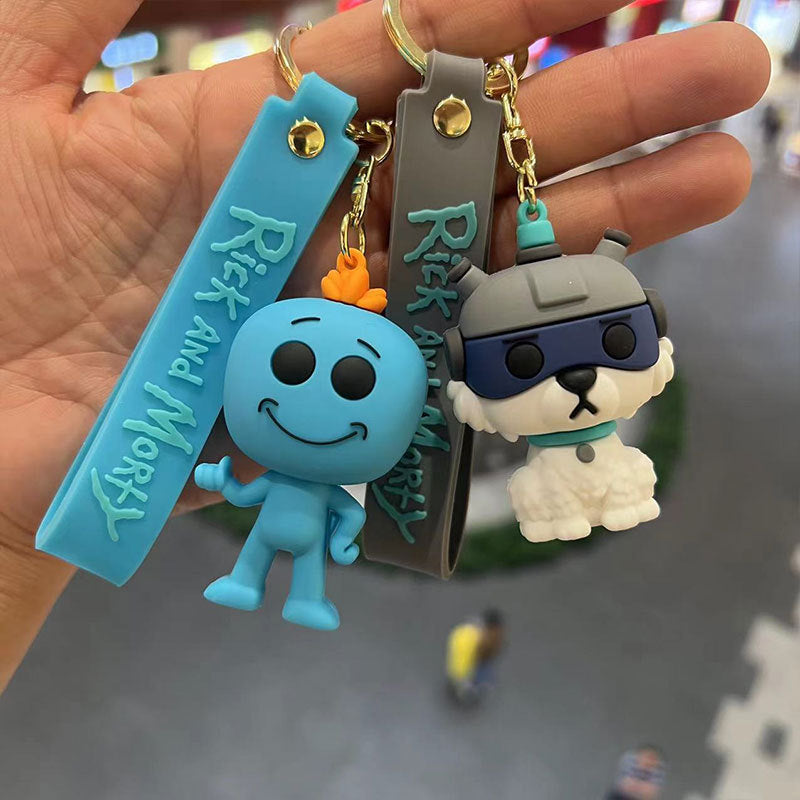 PVC Rick and Morty keychain MIC-MiaoY084