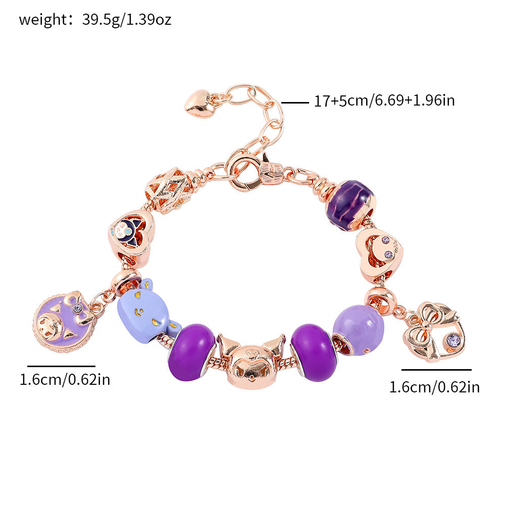 Alloy cartoon anime bracelet (Minimo de Compra 5) MIC-ZhuoX019