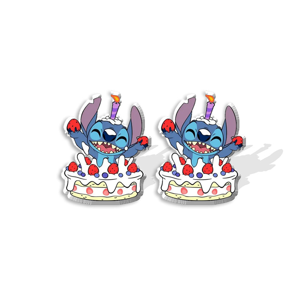 Alloy alien baby earrings (Mimimo de compra 5) MIC-XiangL016