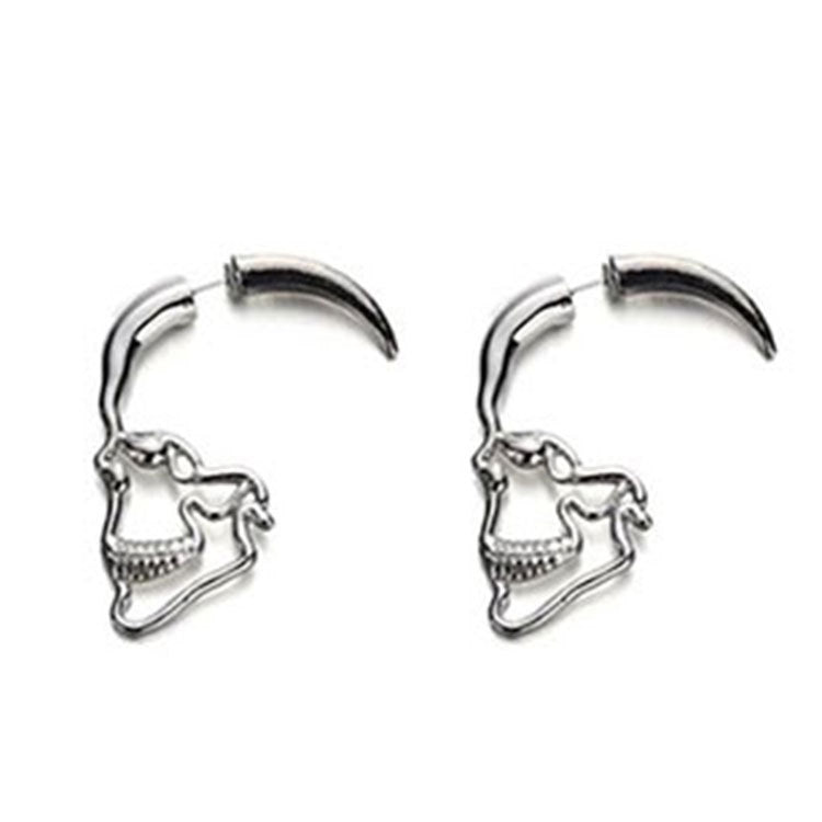 Acrylic hollow half face earrings MYA-LingX003