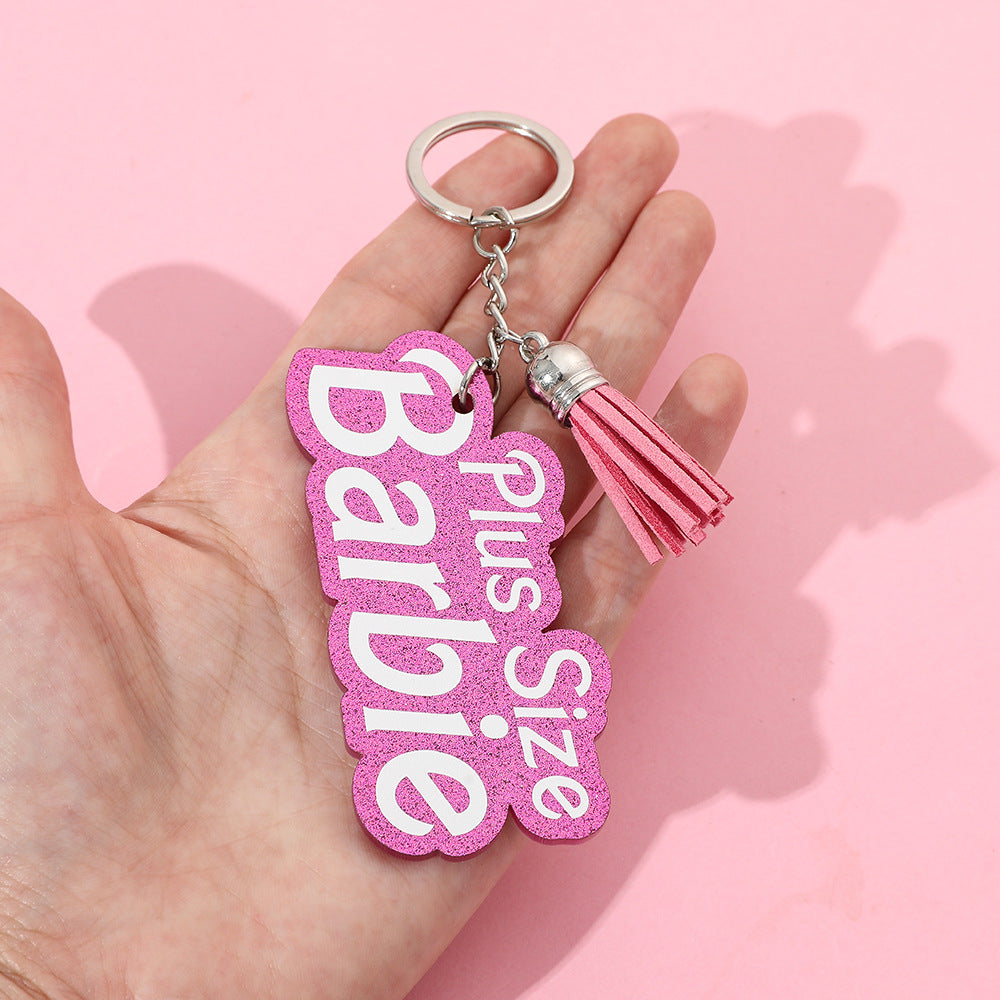 Alloy Barbie cartoon keychain MYA-FeiM006