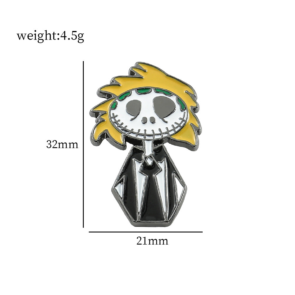 Alloy Christmas Eve Horror Series brooch (Minimo de Compra 2) MIC-ZhuoL025