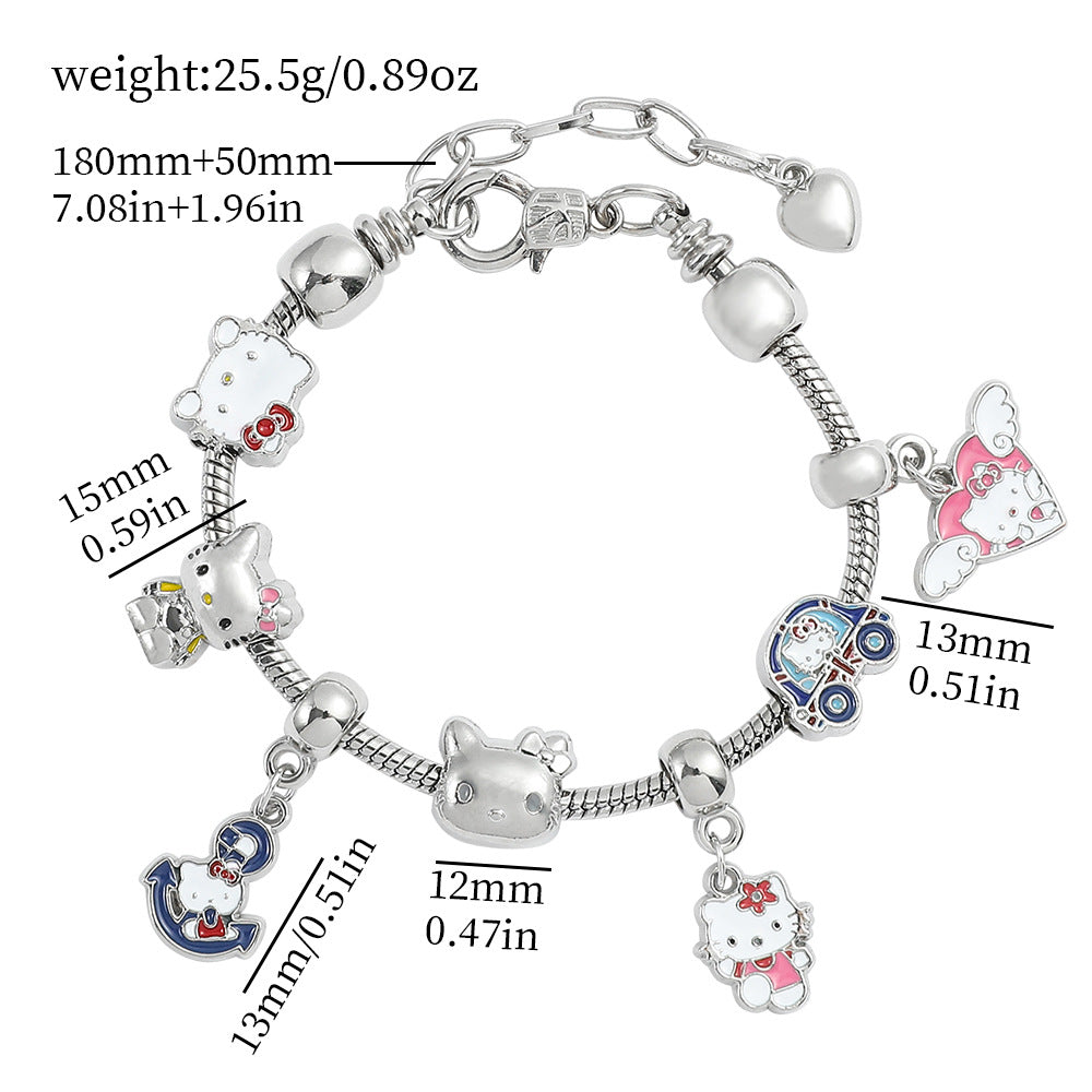 Alloy Panjiadora Cartoon Bracelet (Minimo de Compra 2) MIC-FeiM010