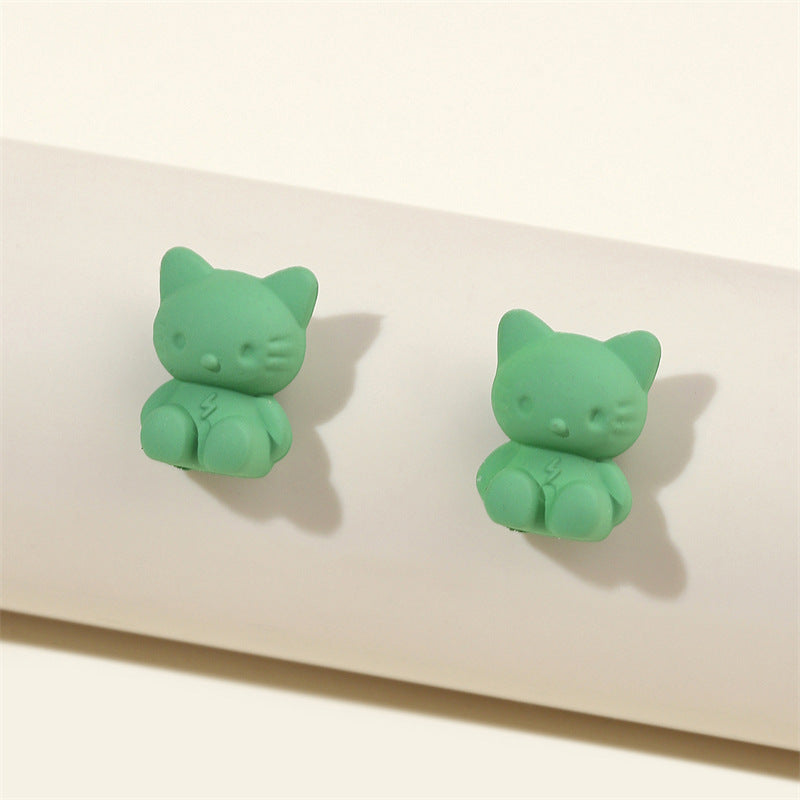 Resin style jelly frosted earrings (Minimo de compra 2) MIC-LuoN001