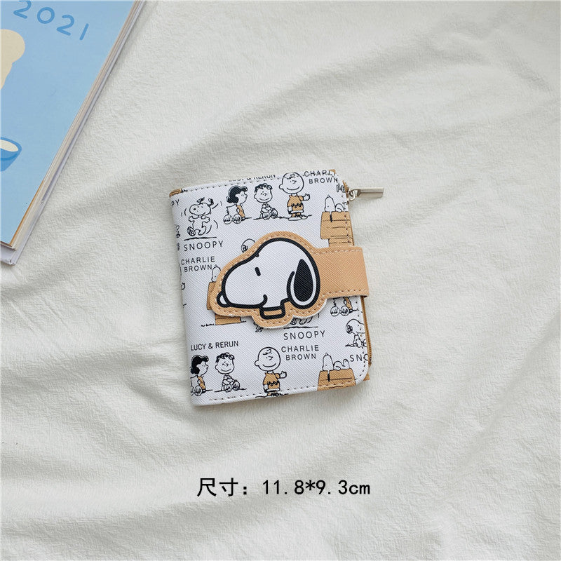 PU cute cartoon Charlie zero wallet (Minimo de compra 3) MYA-WanG002