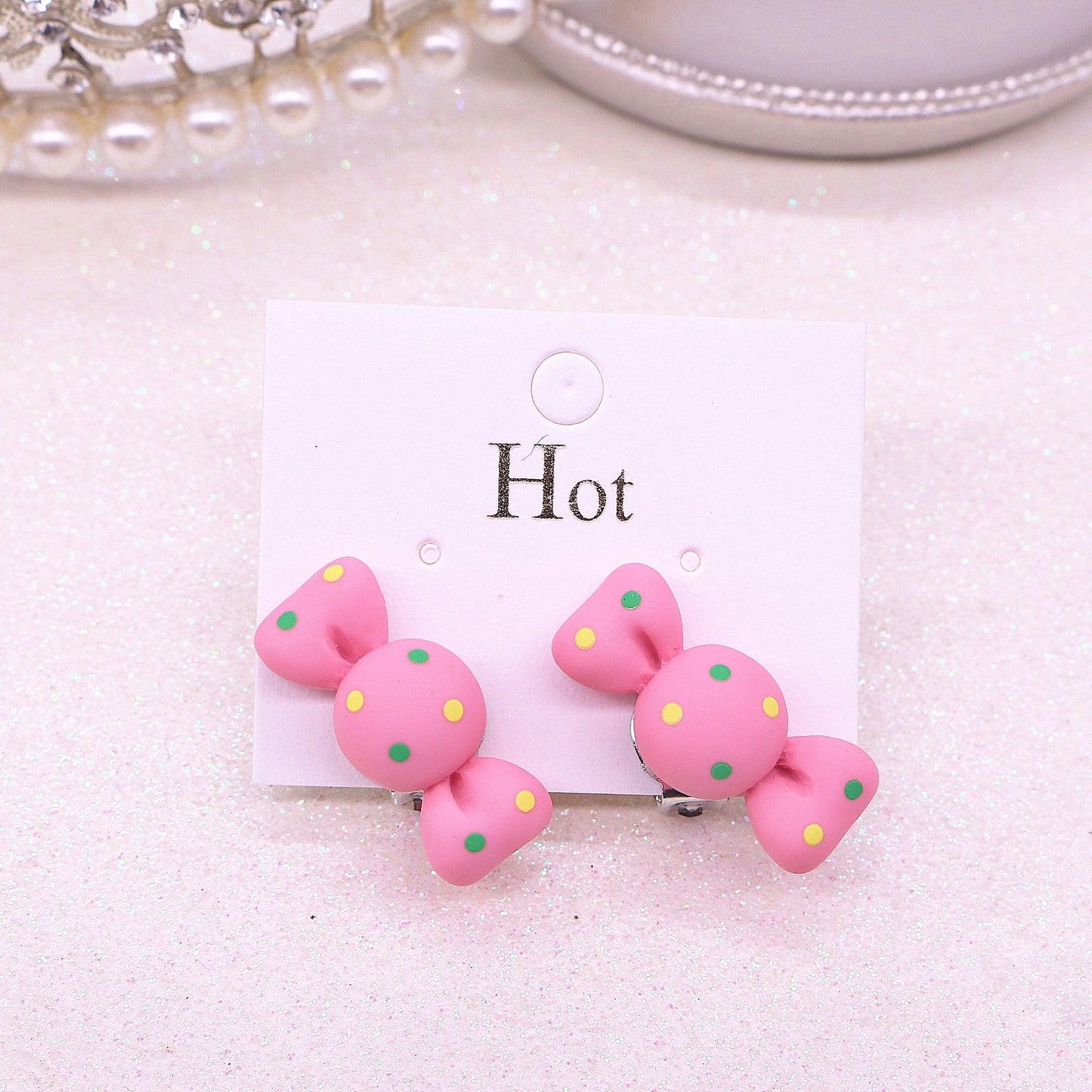 Resin Cloud Candy Ear Clip (Mimimo de compra 2) MIC-MuM019