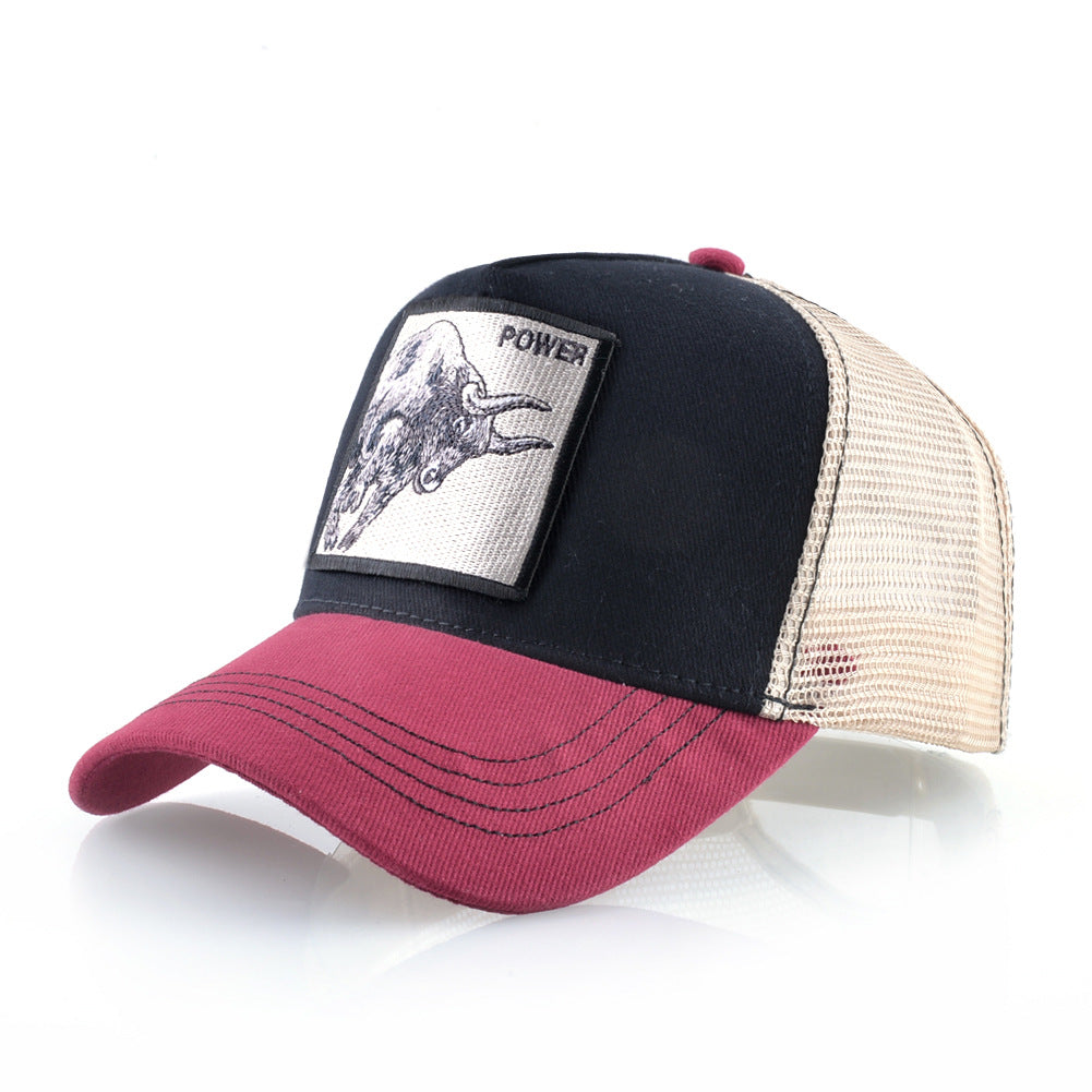 Nylon embroidered animal Baseball cap MYA-DSM013