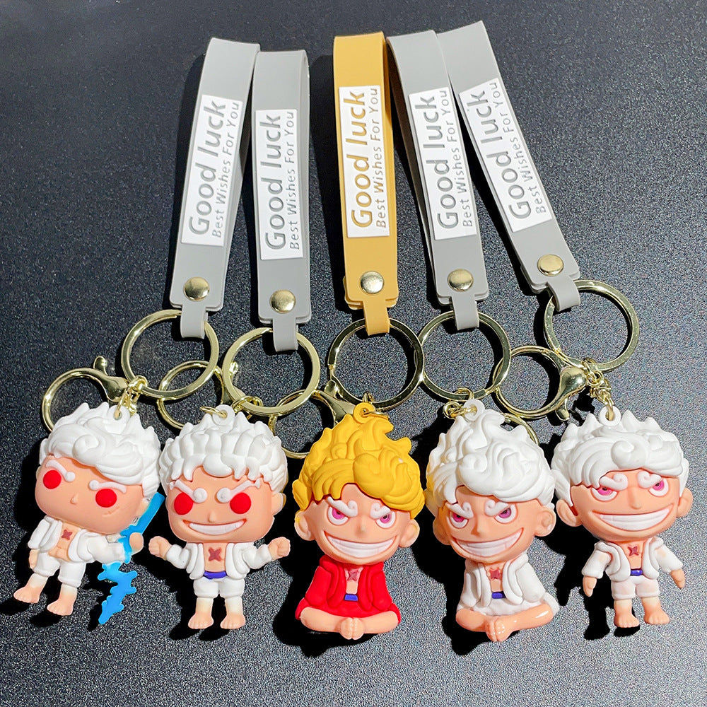 PVC New Luffy Cartoon Keychain  MYA-QiC021