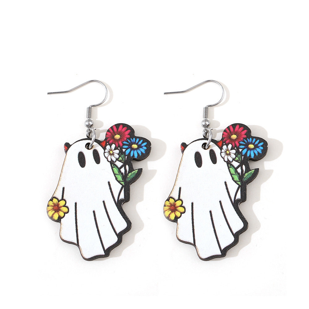 Acrylic New Halloween Collection Earrings (Minimo de Compra 2) MYA-ChuL003