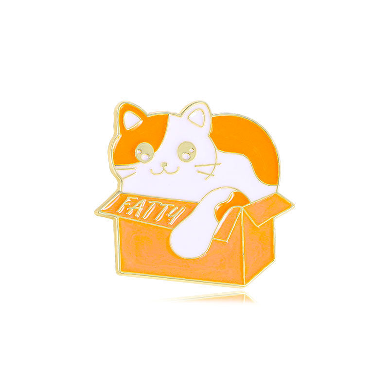 Alloy cartoon cat brooch (Minimo de Compra 5) MIC-YiN033