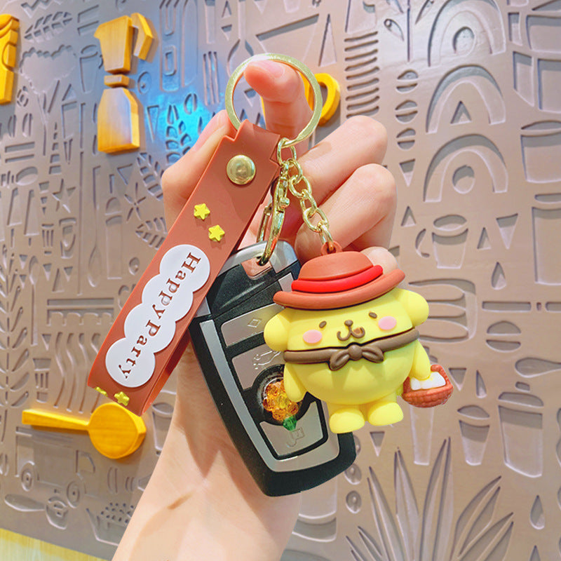 PVC cartoon cute pet cute keychain MIC-YiD045