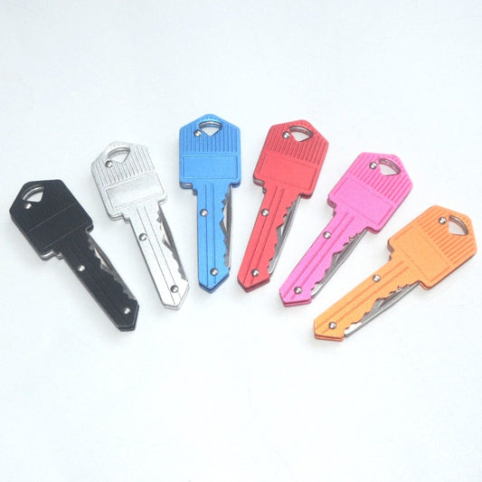 Keychains Stainless Steel Aluminum Mini Key Multifunctional Folding KaB008