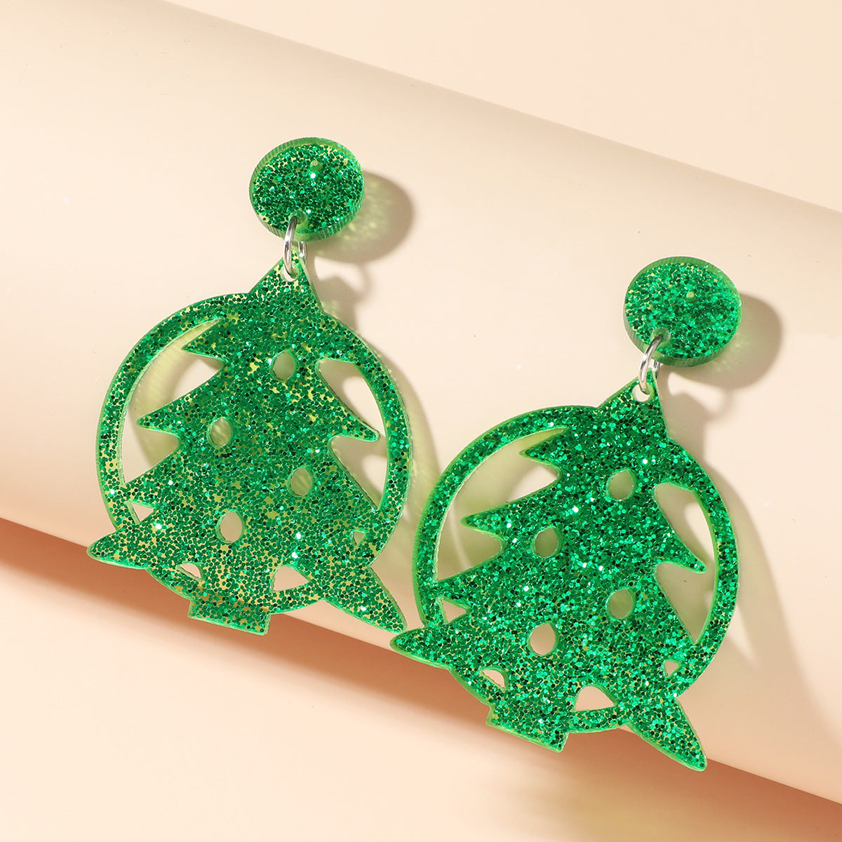 Acrylic New Christmas Series Earrings MIC-JunJ015