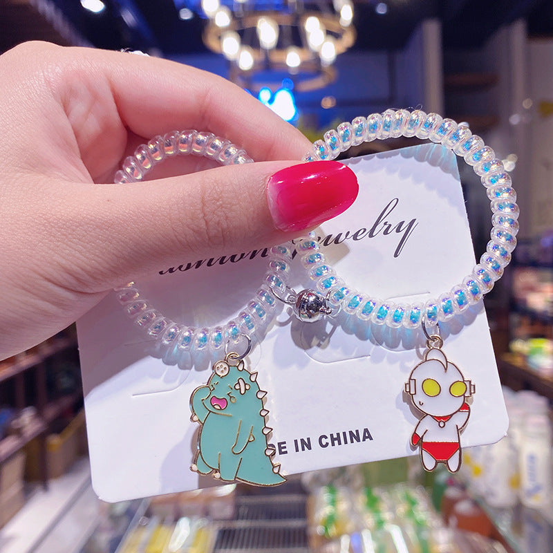 Bracelet Cute dog cartoon bell braceletHongM003