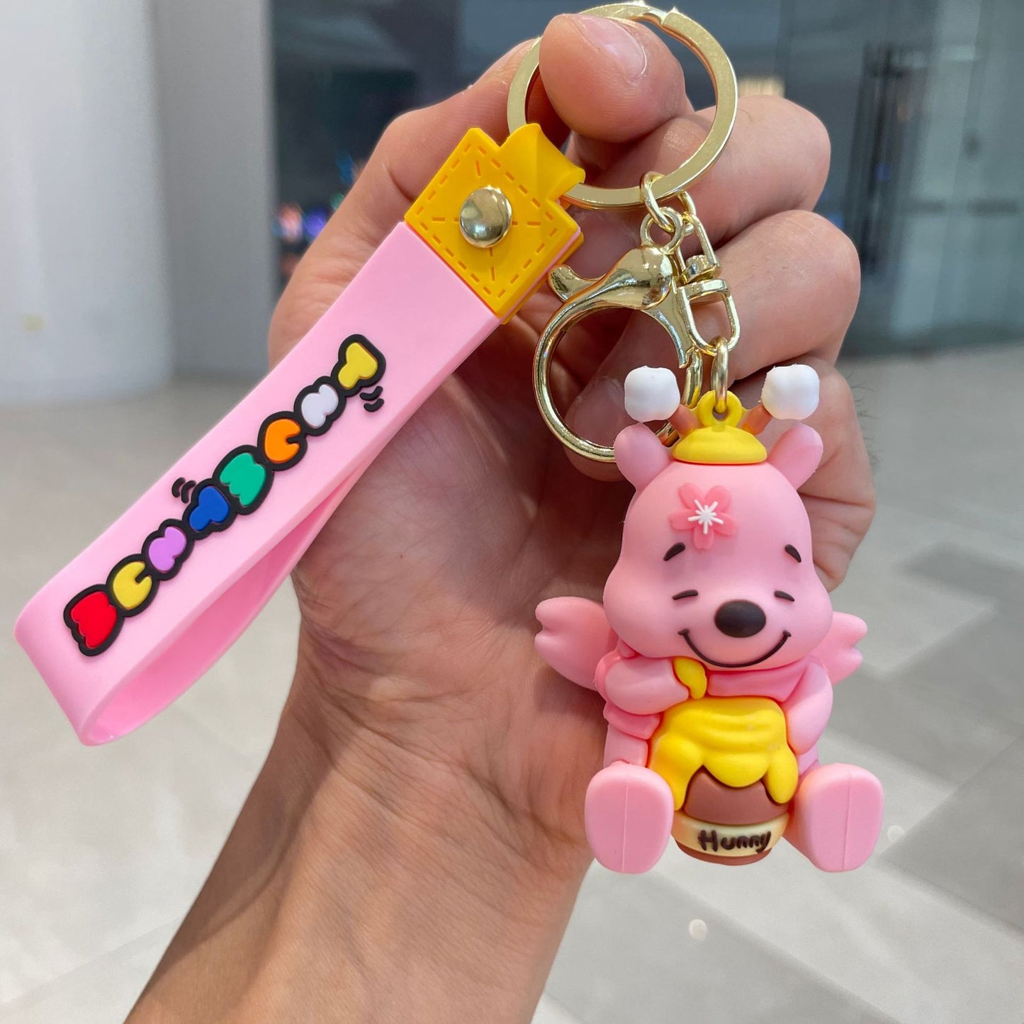 PVC New Winnie Bear Keychain MIC-YaoP023