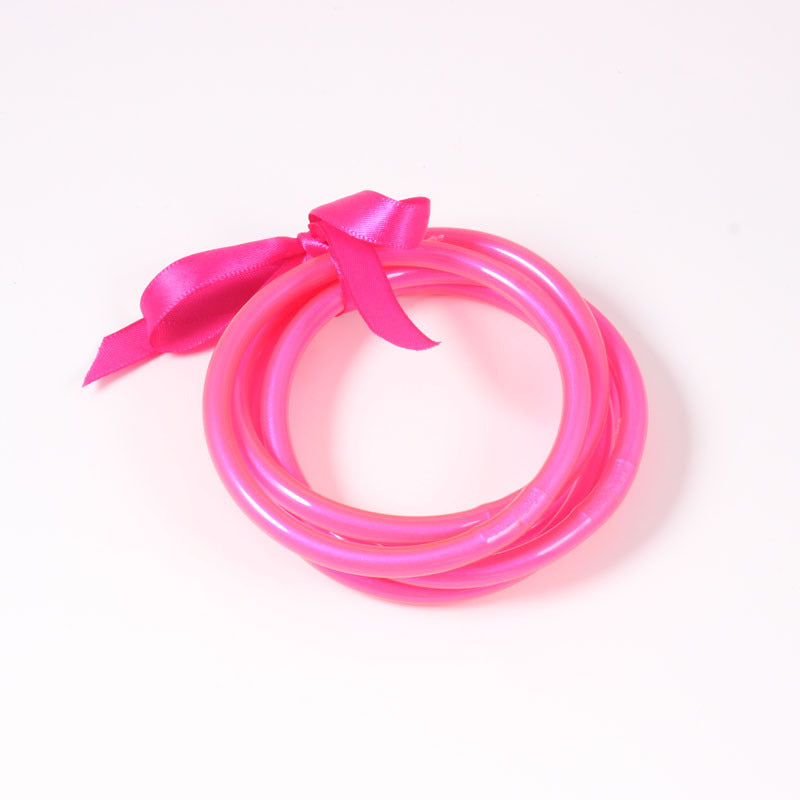 PVC silicone rice bead series bracelet (Minimo de Compra 2) MIC-ShangC001