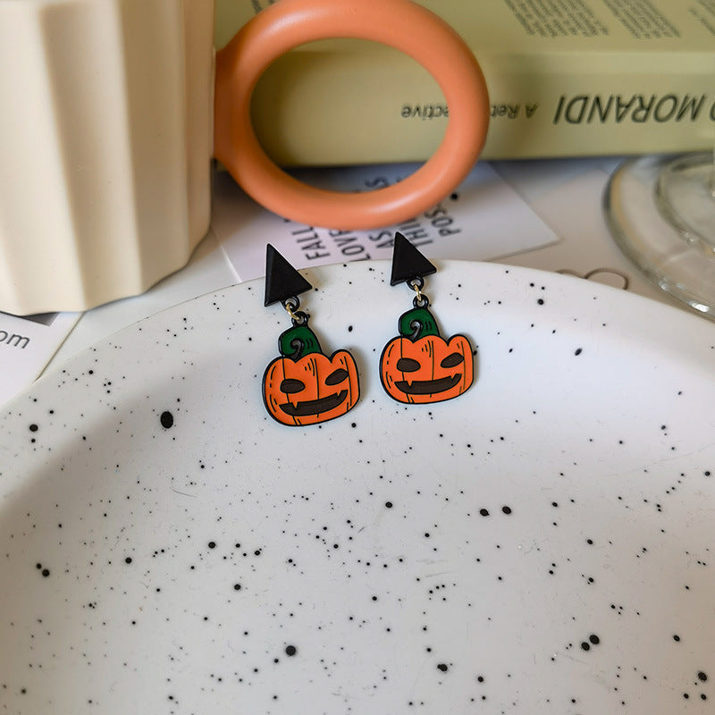 Acrylic Funny Halloween Earrings MYA-JiuY043