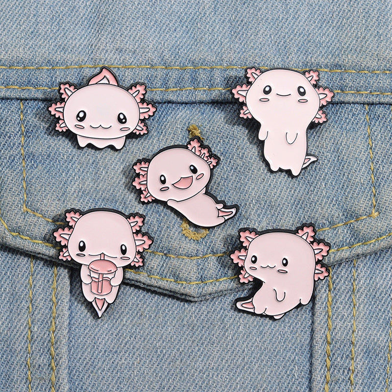 Alloy baby fish brooch MIC-QiH013