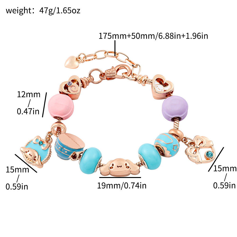 Alloy cartoon anime bracelet (Minimo de Compra 5) MIC-ZhuoX019