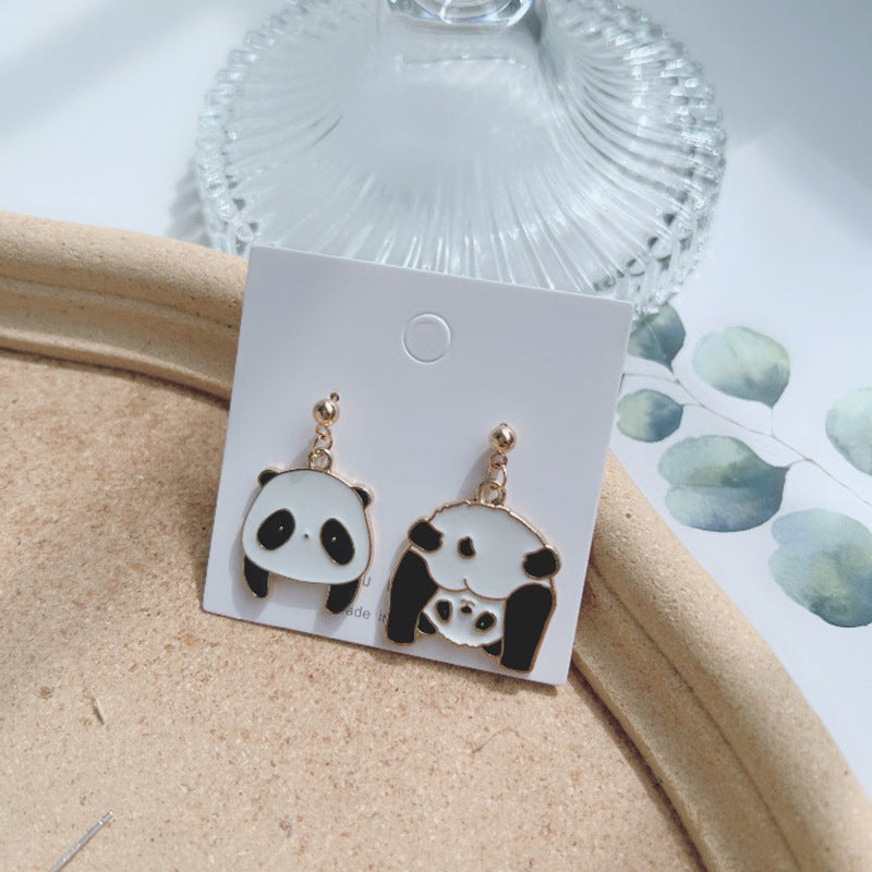 Alloy Dog Panda Rabbit Earrings MIC-FanQ021