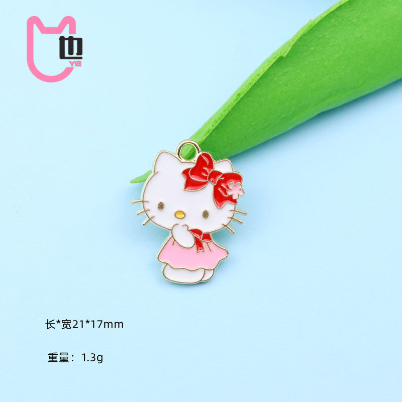 Alloy cartoon cute Katie accessories (Minimo de compra 10) MIC-ZeY004