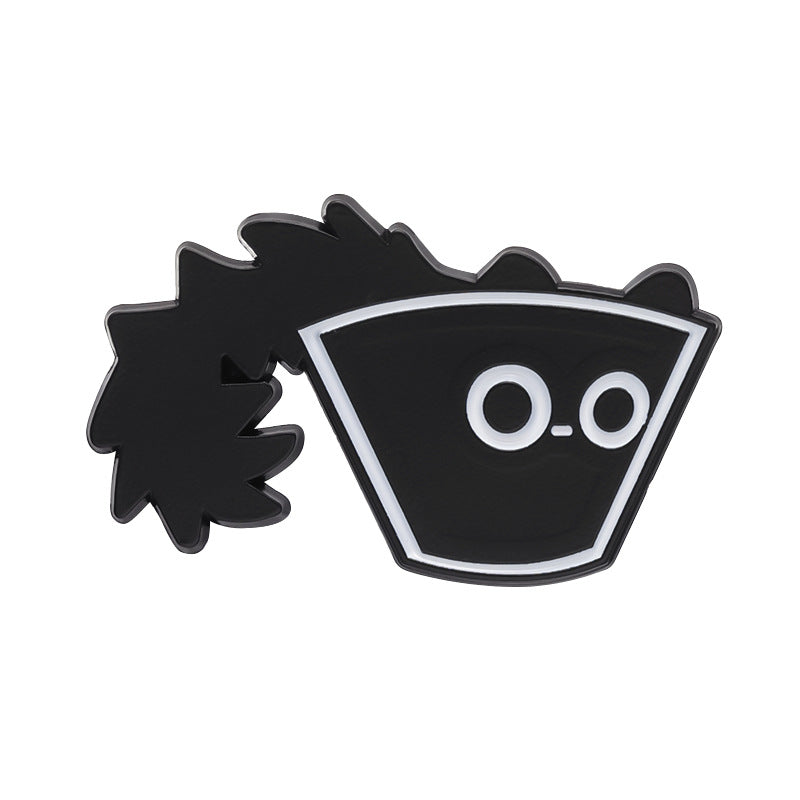 Alloy cute black cat brooch MIC-ZhuoB017