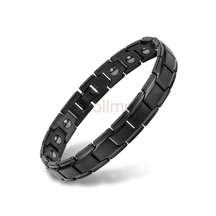 Bracelet Stainless Steel Rare Earth Magnetic Health Magnet Men's Bracelet Minimo de compra 2 XingYu001