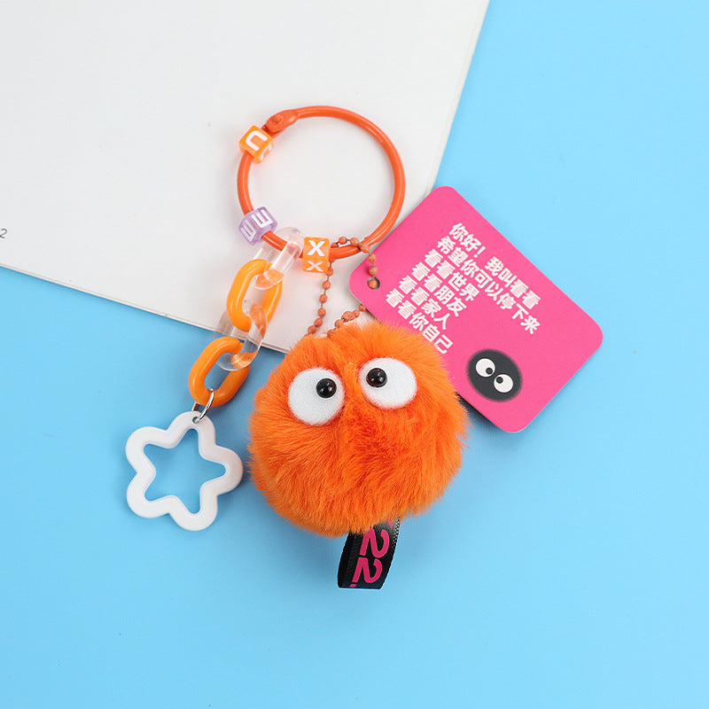 plastic plush doll keychain Shum004